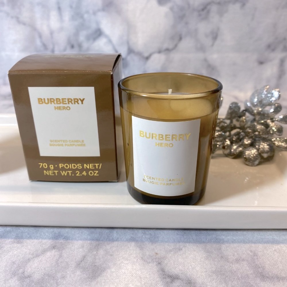 Burberry Hero Scented Candle,Woody Aromatic Cedarwood-Full 70g,2.4oz-BOXED-NEW - Picture 2 of 8